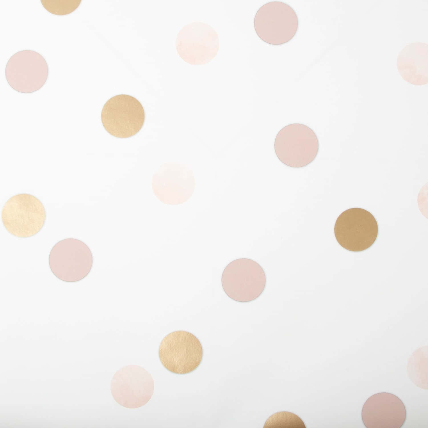 A Vibrant Display Of A Pink And White Polka Dot Pattern Background