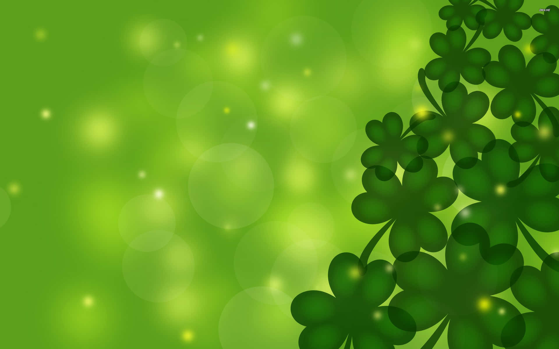 A Vibrant Green Shamrock