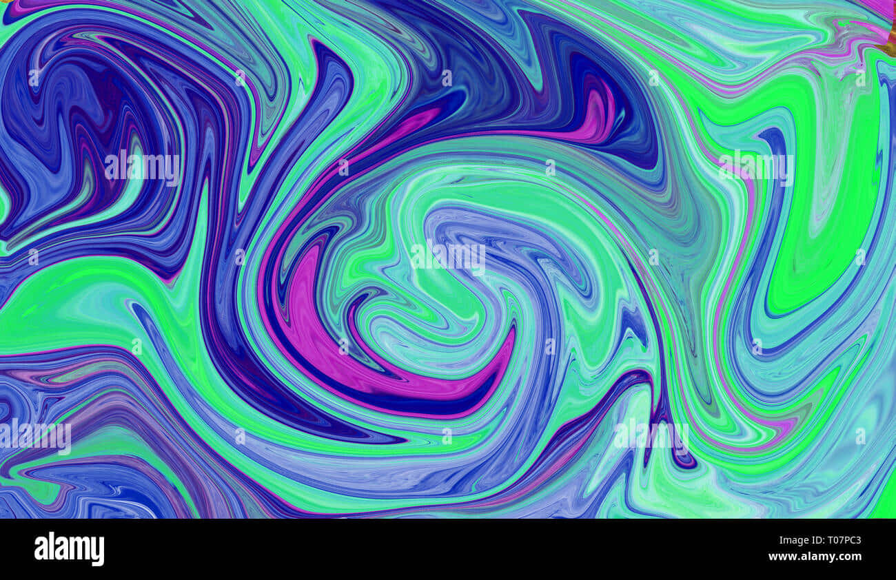 A Vibrant Mix Of Electrifying Psychedelic Colors Background