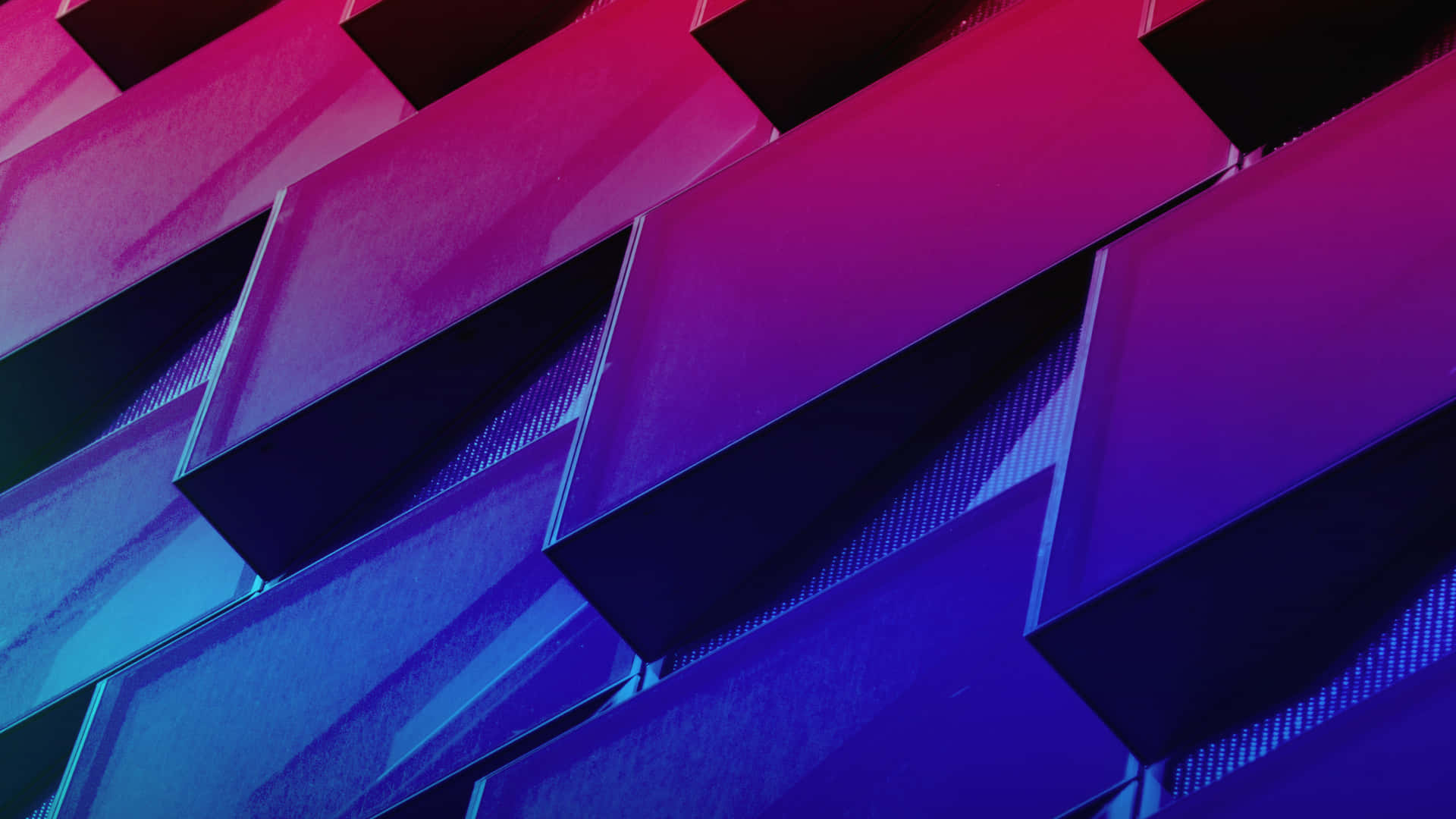 A Vibrant Neon Pink And Blue Abstract Painting Background