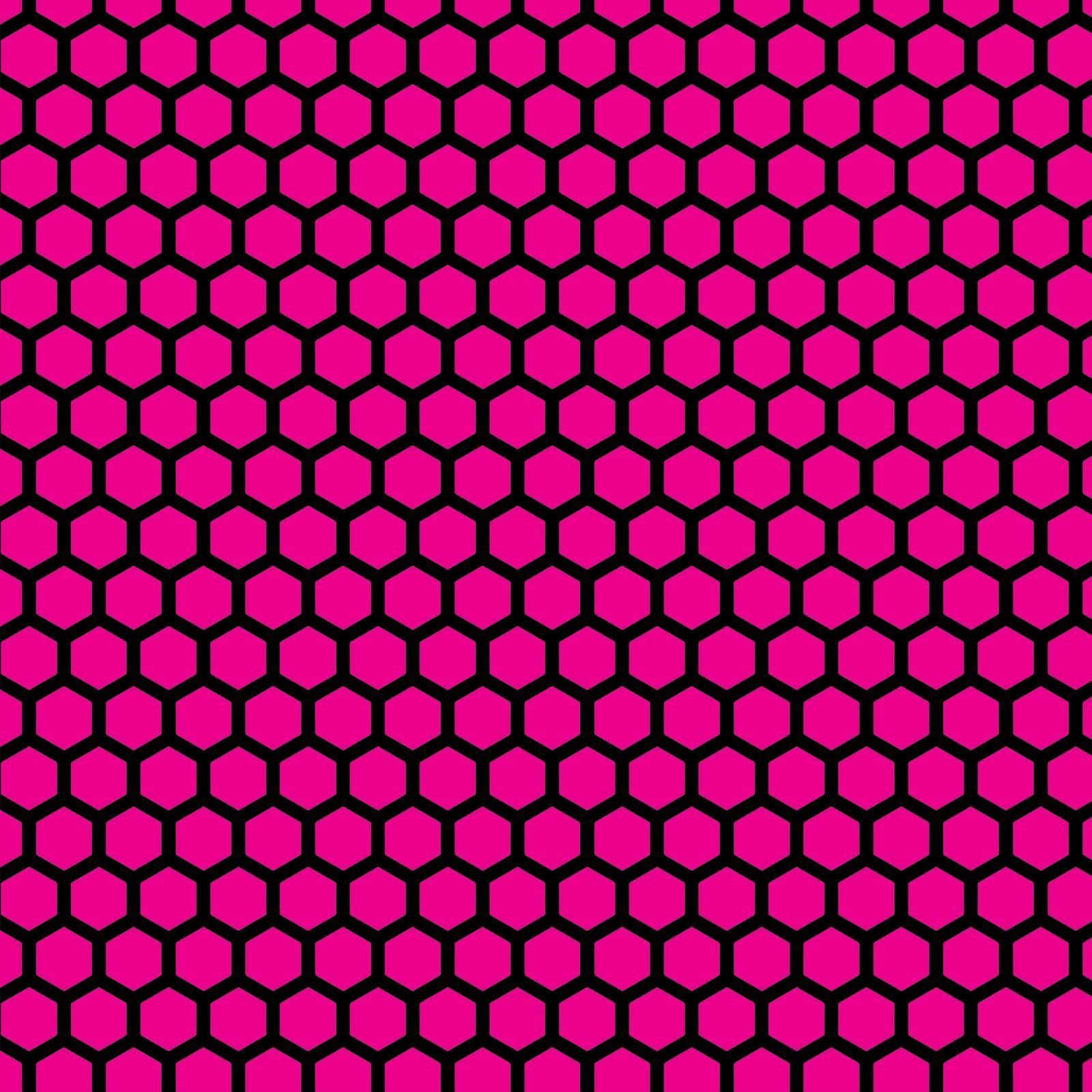 A Vibrant, Neon Pink Background With A Fun Pattern Background