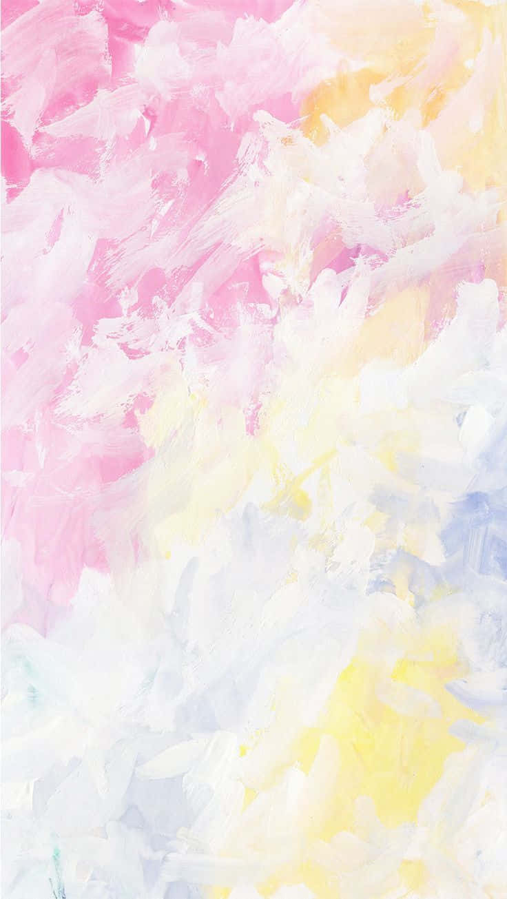 A Vibrant Pastel Abstract Watercolor Painting Background