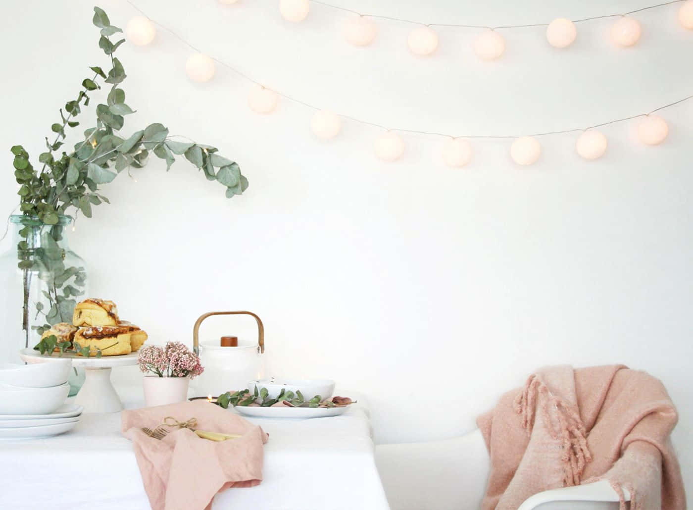 A Vibrant Pastel Christmas Background