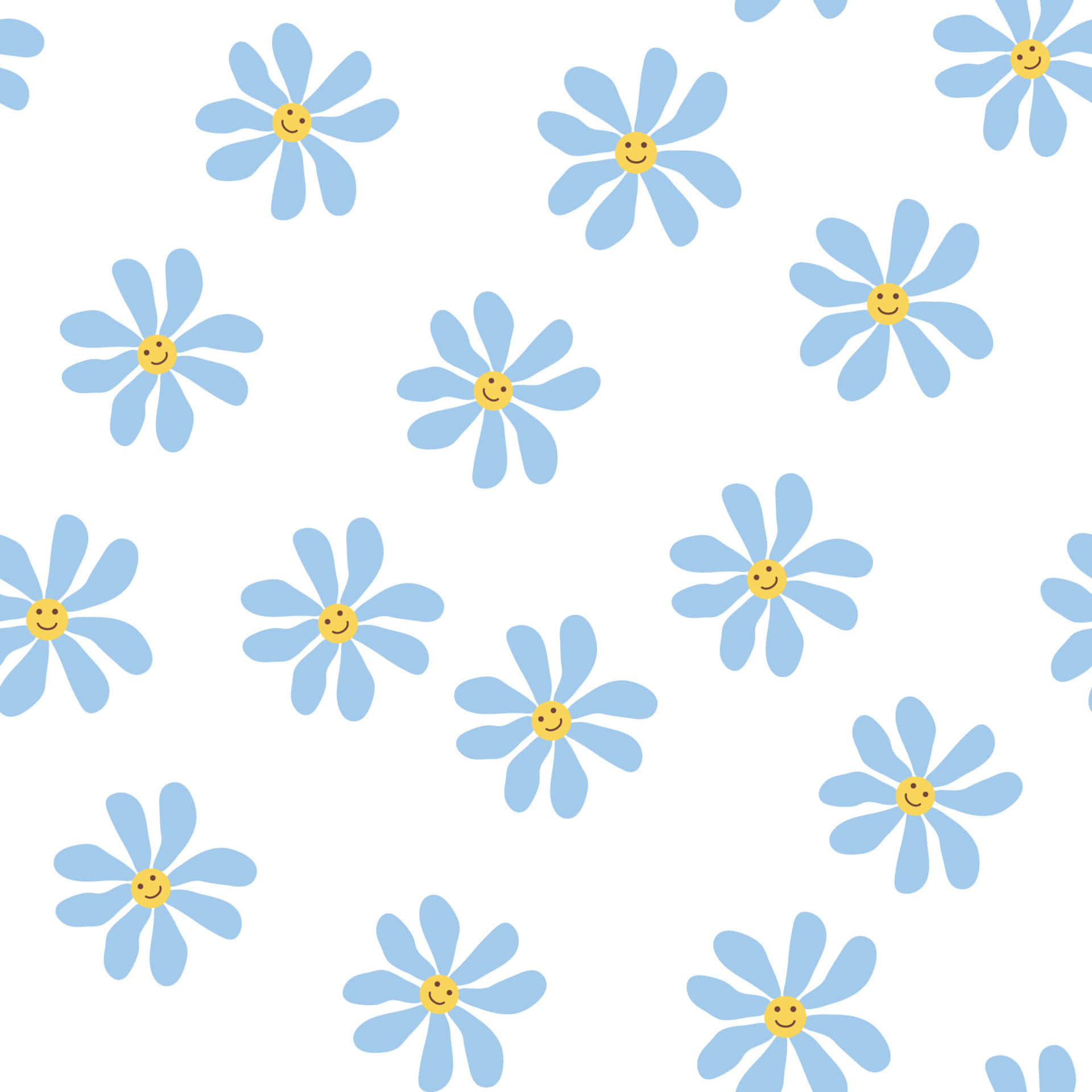 A Vibrantly Patterned 70s Inspired Floral. Background