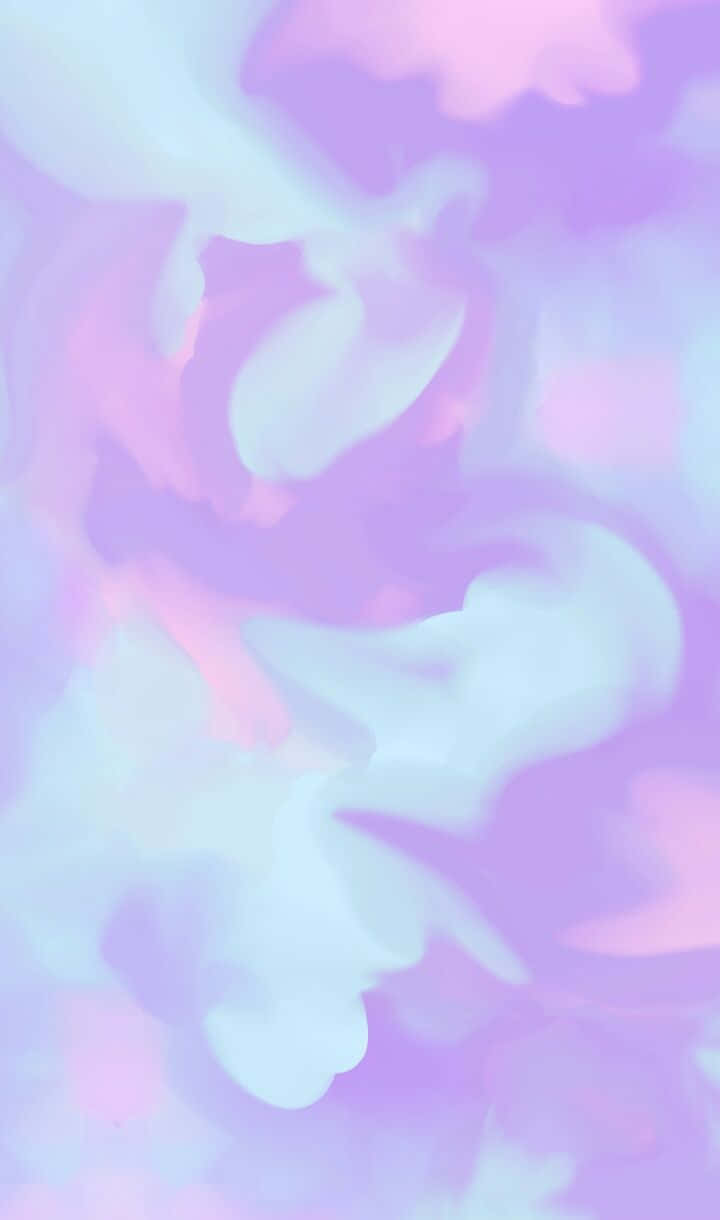 A View Of A Corridor Of Kawaii Pastel Doorways Background