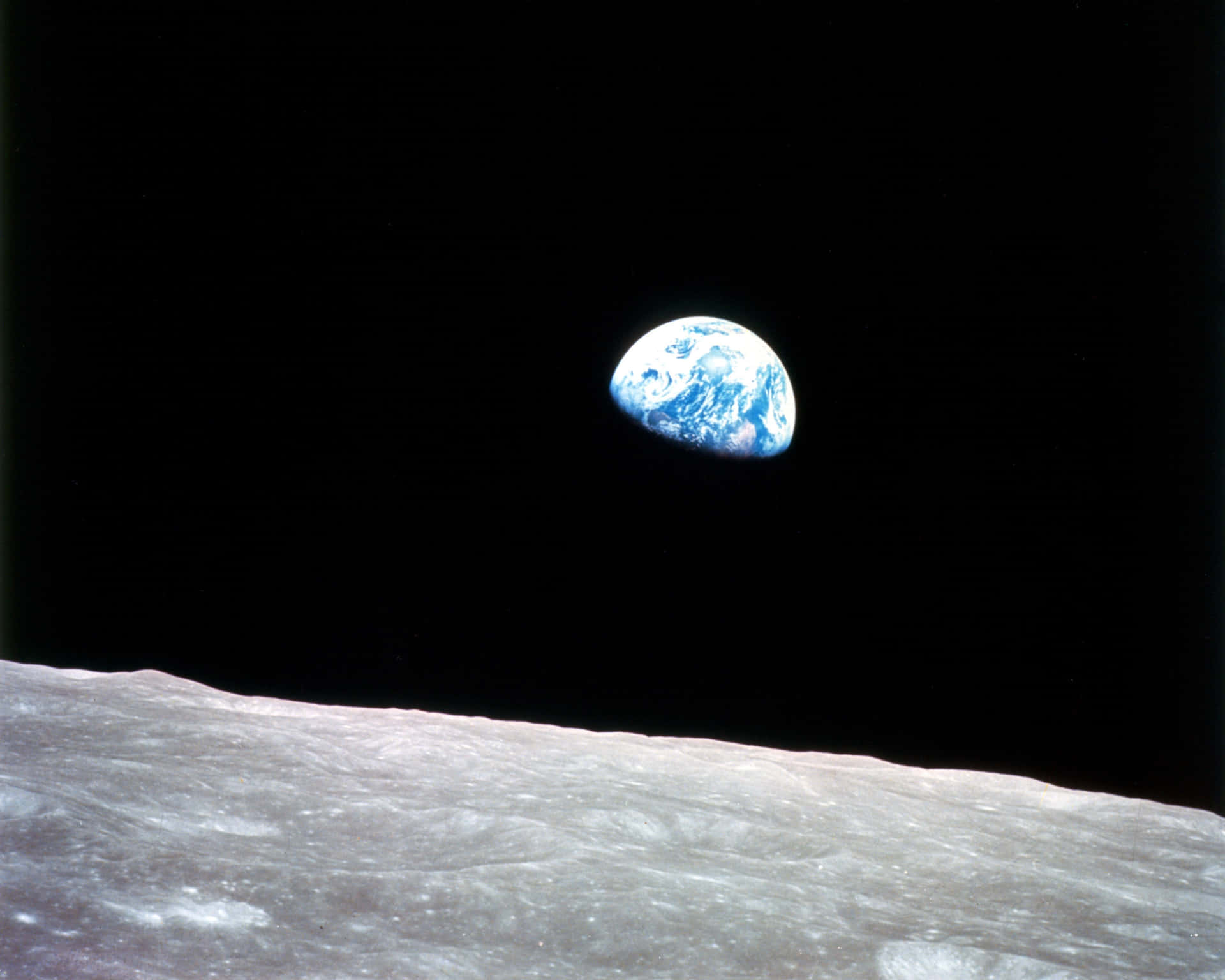 A View Of Earth From Outer Space Background