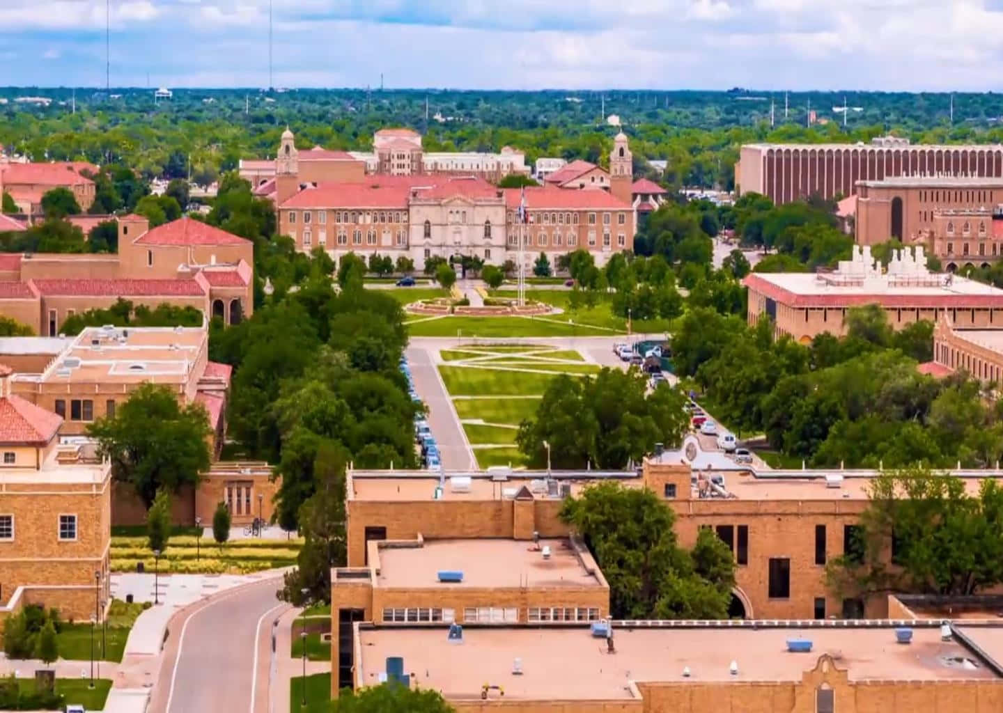 A View Of The Campus Of Nebraska Background