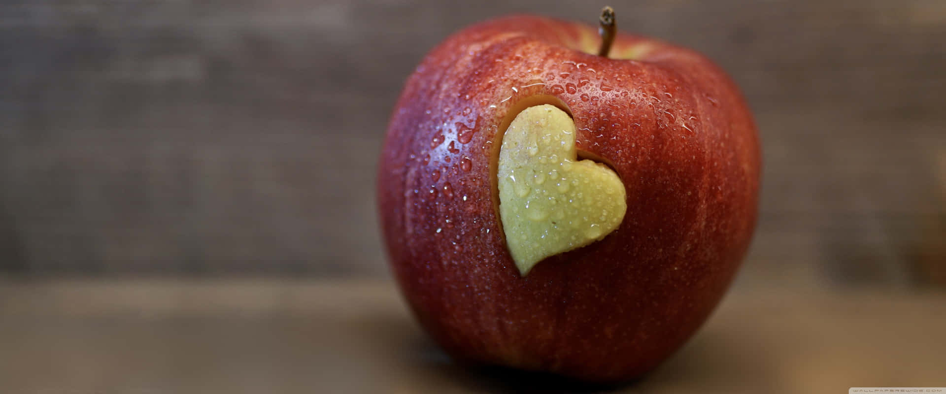A View Of The Crisp And Colorful Apple Logo, Set Against A Powerful Background Background