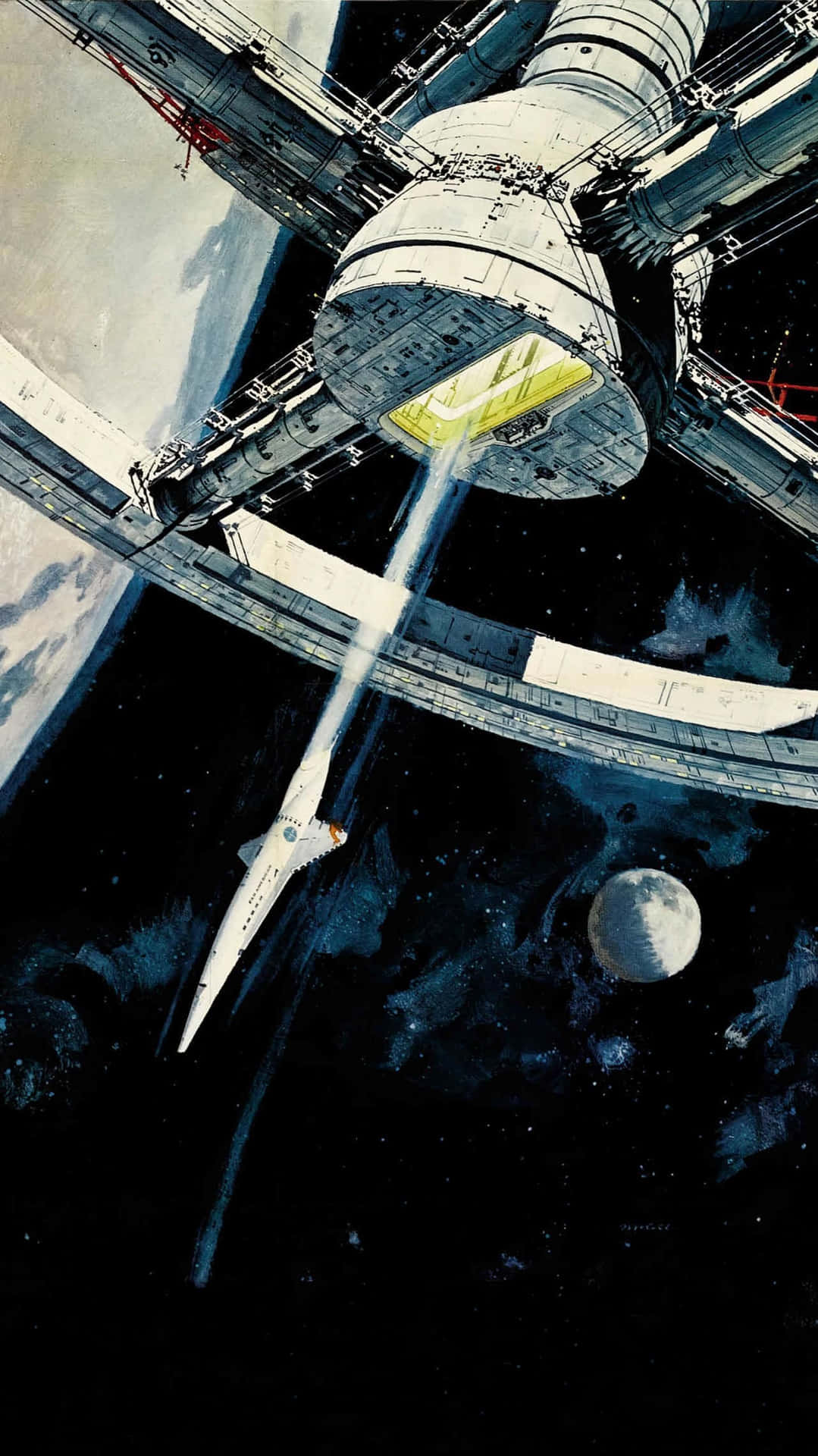 A View Of The Odyssey In Space Background