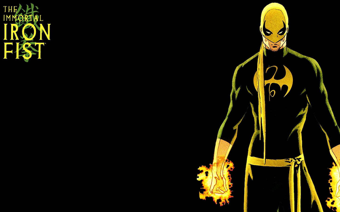A Vigilant Iron Fist - Comic Book Illustration Background