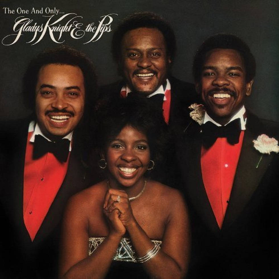 A Vintage Portrait Of Gladys Knight & The Pips. Background