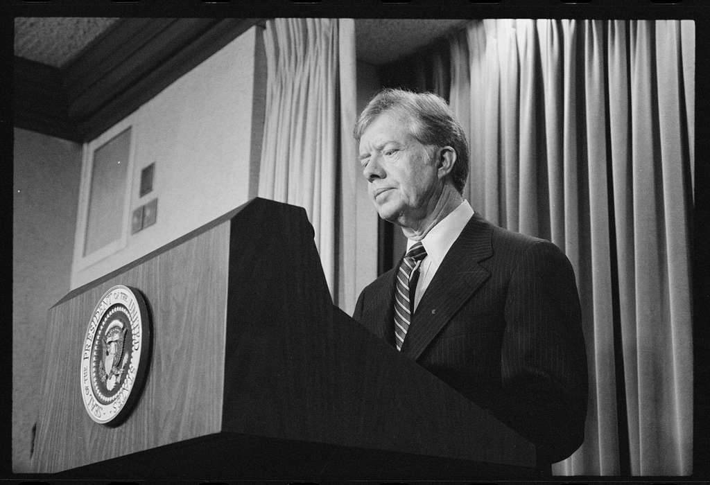 A Vintage Shot Of Jimmy Carter