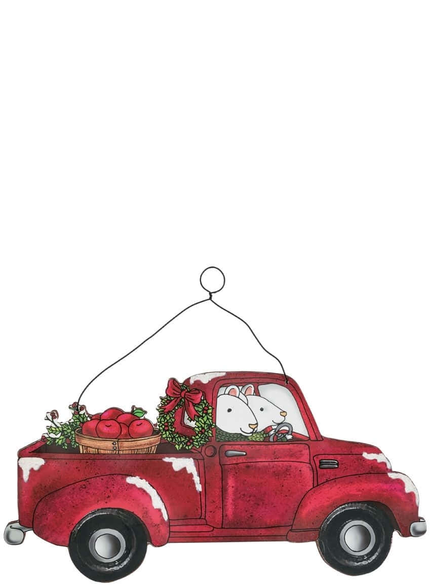 A Vintage Truck Awaits Its Christmas Cargo
