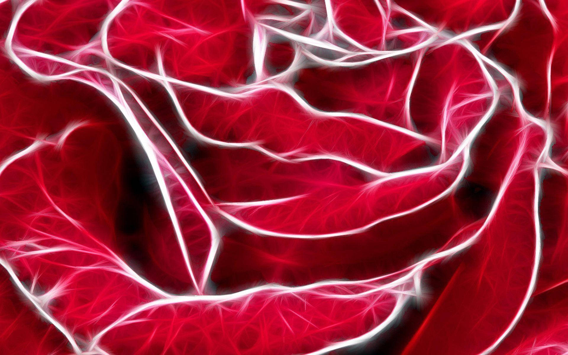 A Visual Dance Of Neon Red Color Background
