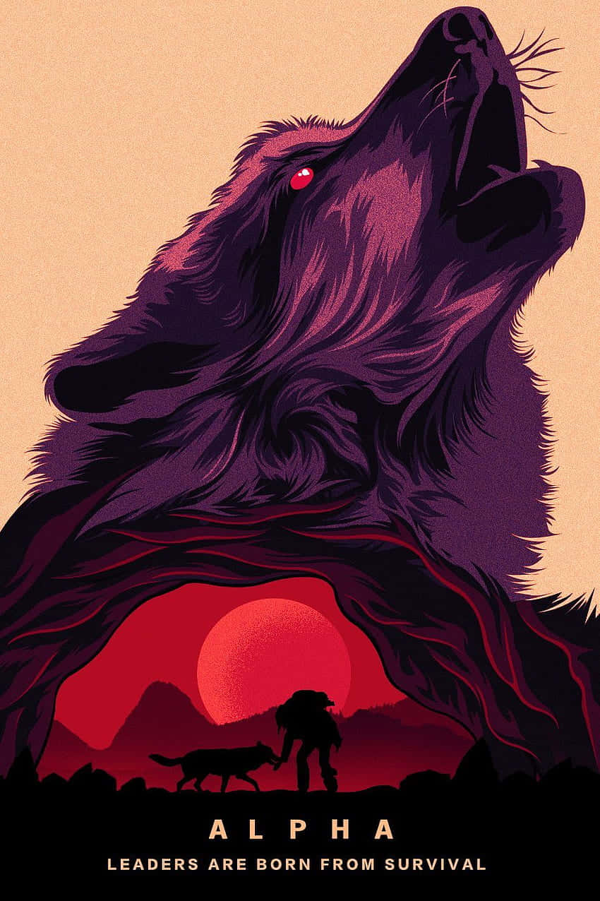 A Vivid And Vibrant Abstract Portrait Of An Alternative Art Piece Background