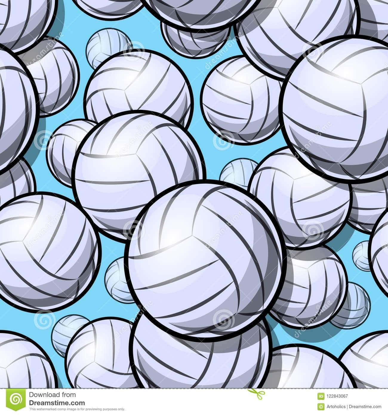 A Volleyball Ball Is Ready To Serve Background