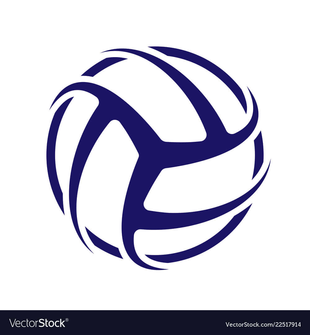 A Volleyball Ball Sitting In The Sand, Ready For A Fun Match Background