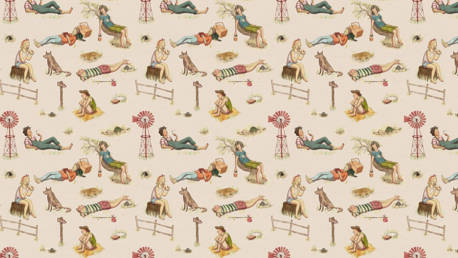 A Wallpaper With A Cowboy And A Horse Background