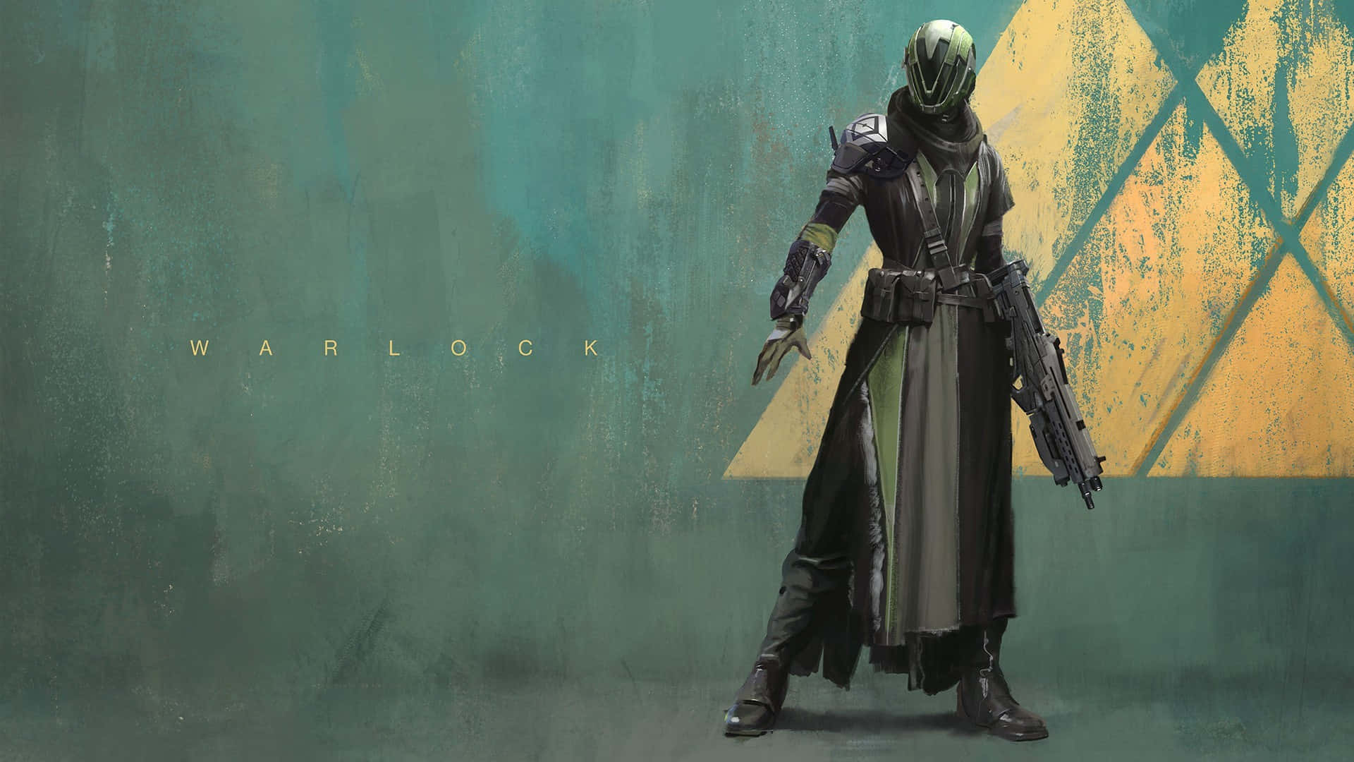 A Warlock From Destiny 2, Ready For Action. Background
