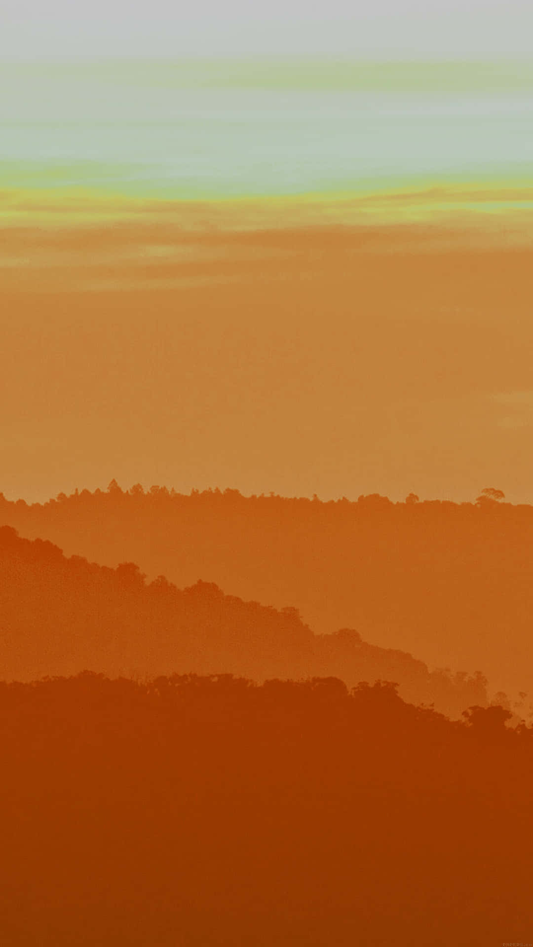 A Warm Light Orange Radiates A Calming Ambience. Background