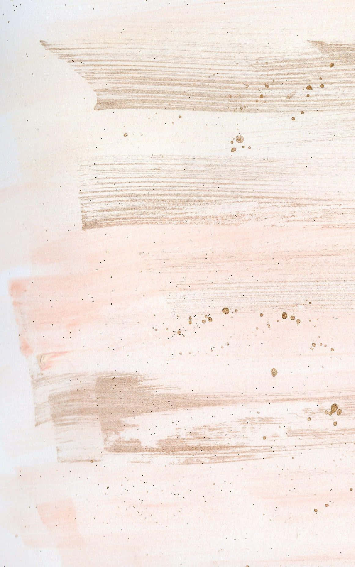 A Watercolor Painting With A Pink And Gold Background Background