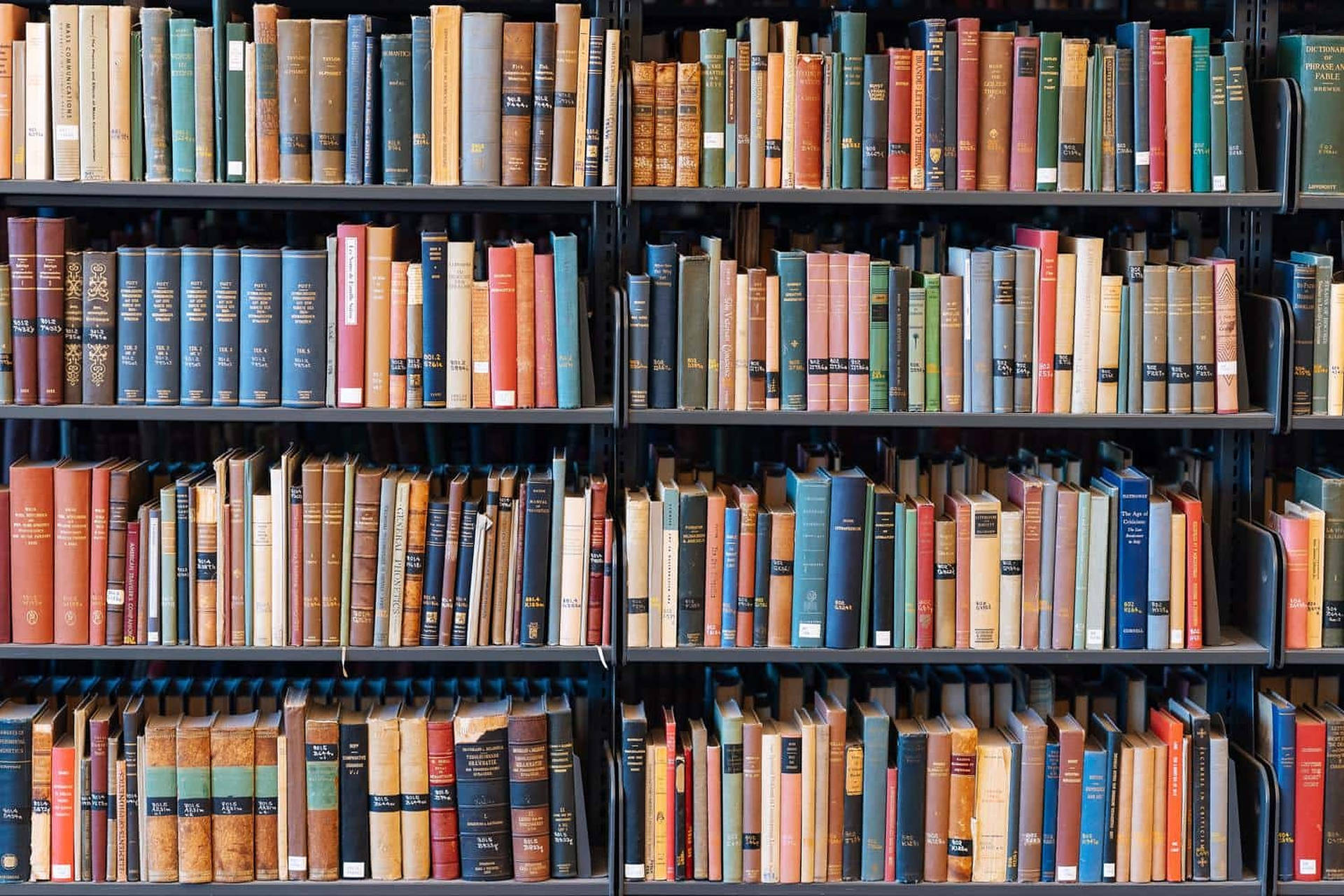 A Webex Virtual Background Image Of Bookshelves Background