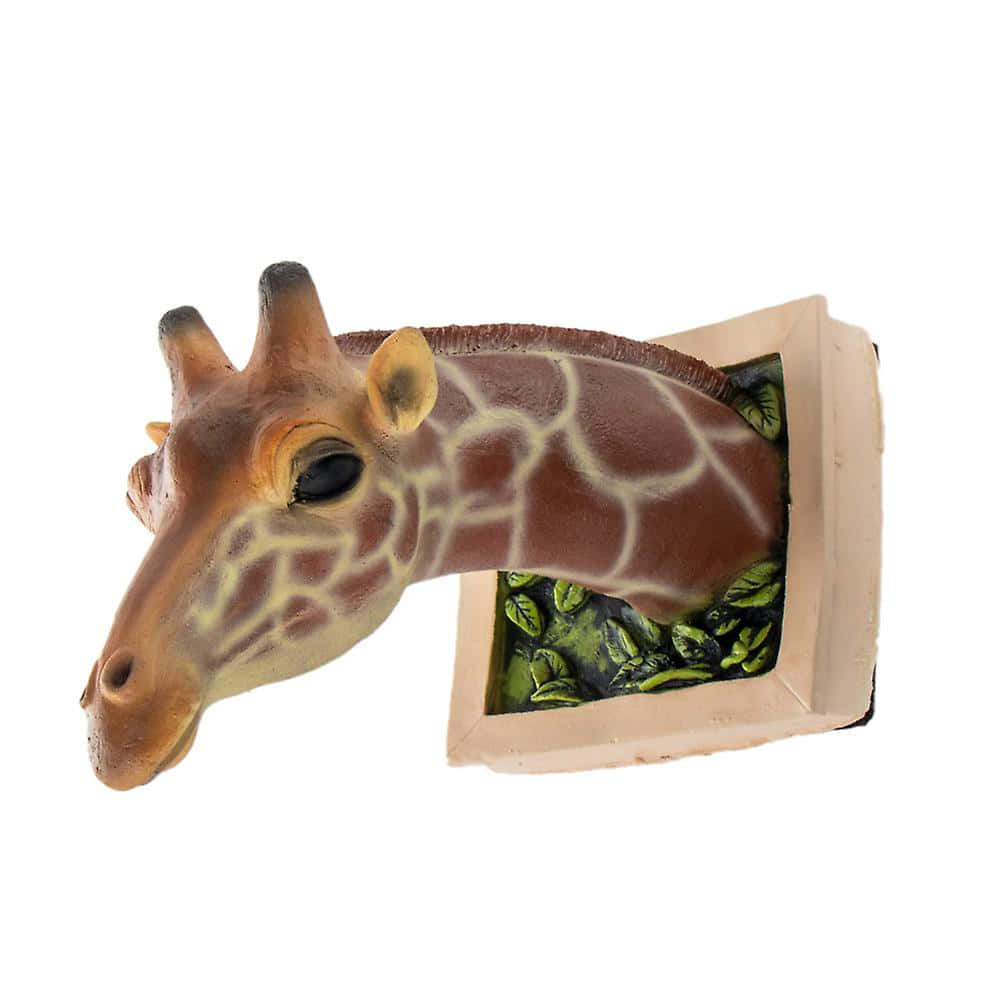 A Whimsically Adorable Giraffe Figurine