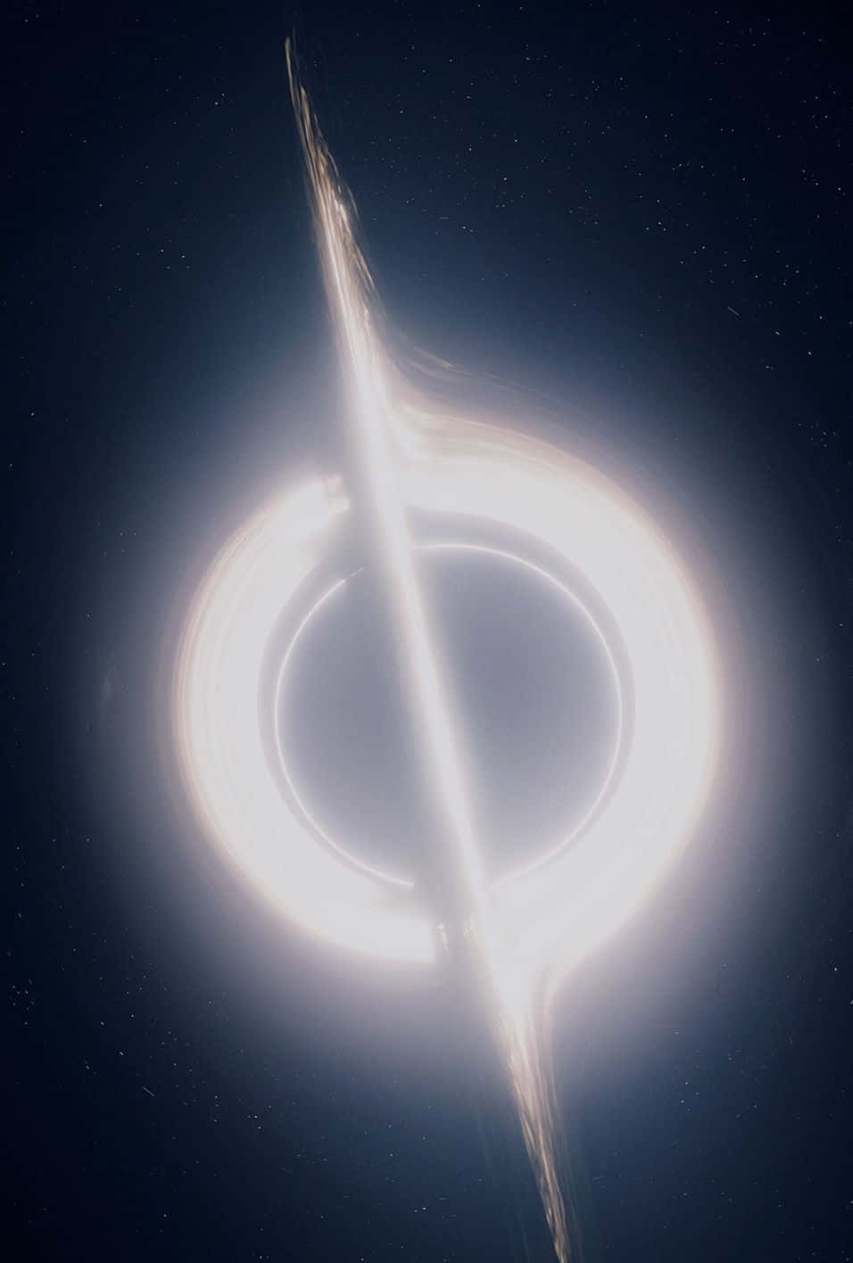 A Whirling Black Hole Amidst The Vast Interstellar Cosmos. Background