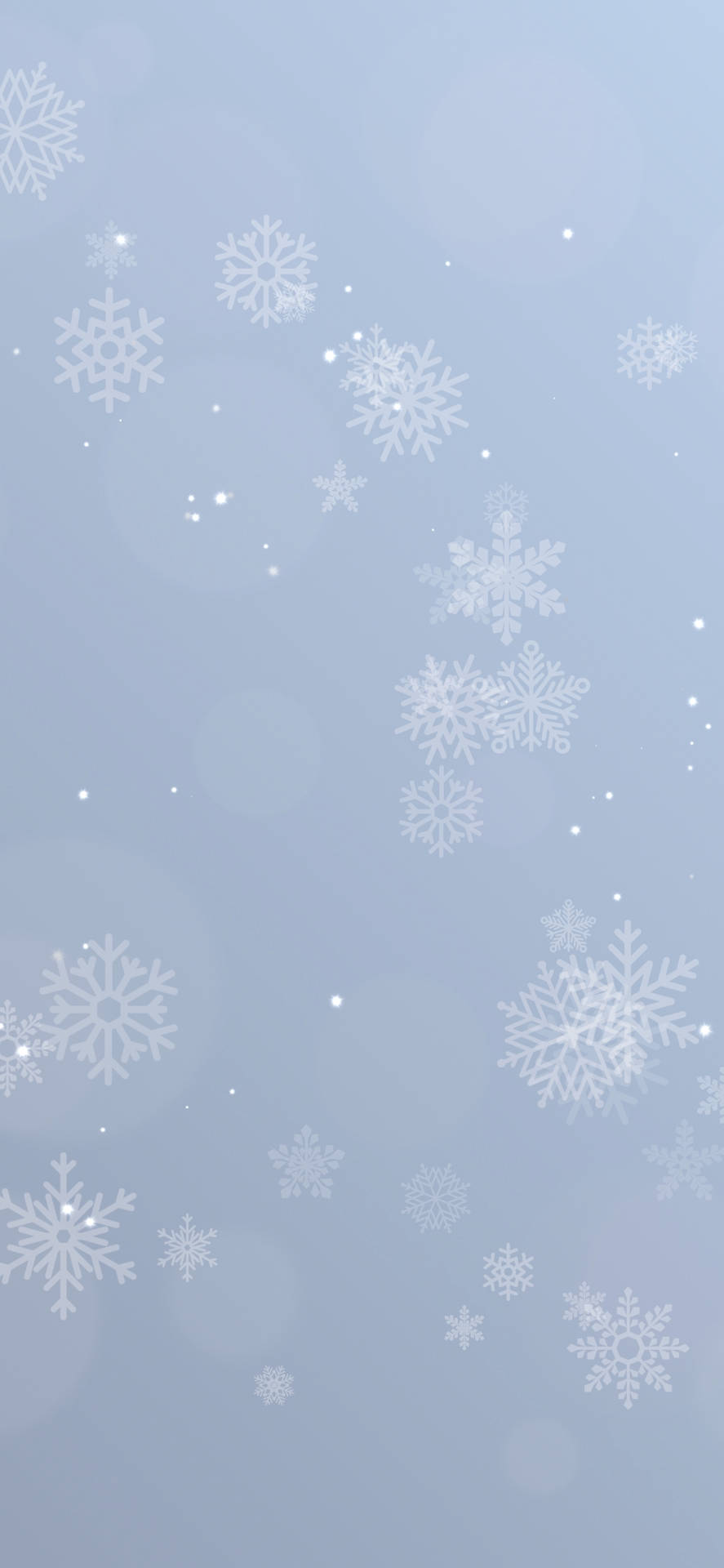 A White Background With Snowflakes On It