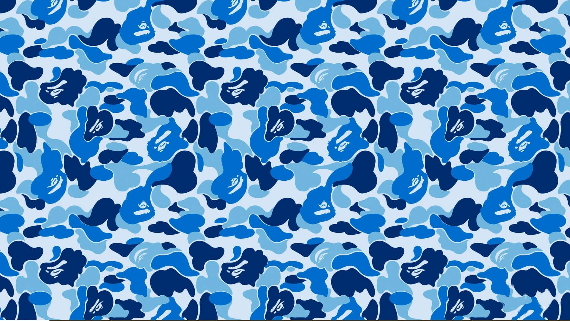 A White Bape Camo Pattern Contrasted Against A Black Background Background