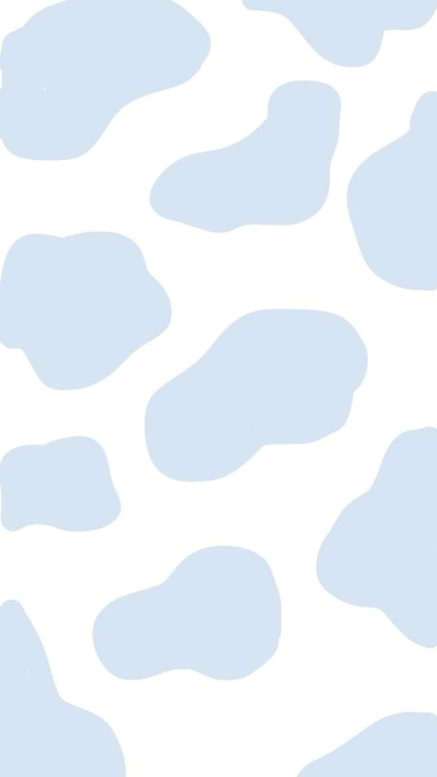 A White Cow With Blue Spots – Welcoming And Whimsical Background