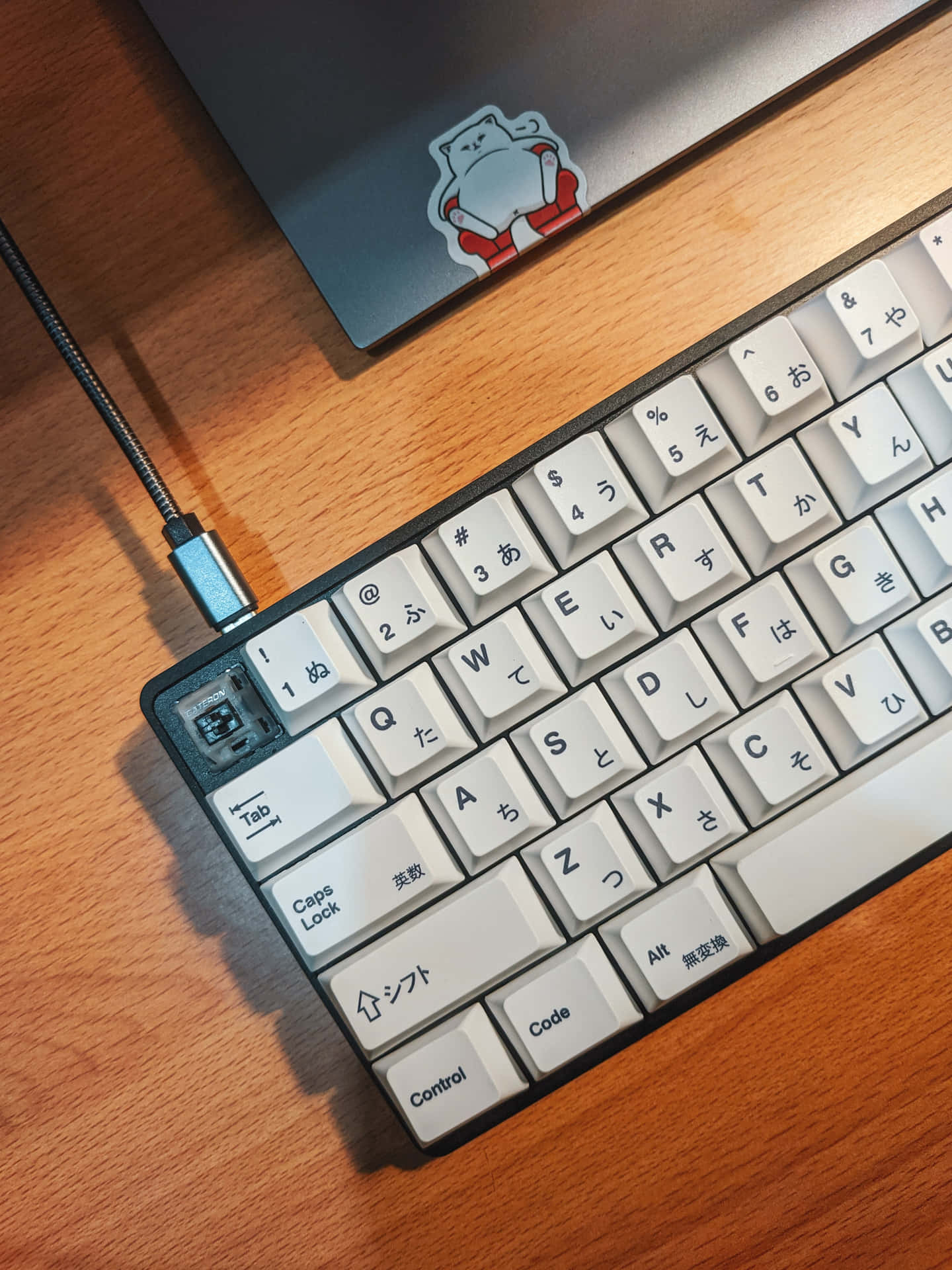 A White Keyboard With A Mouse On It Background