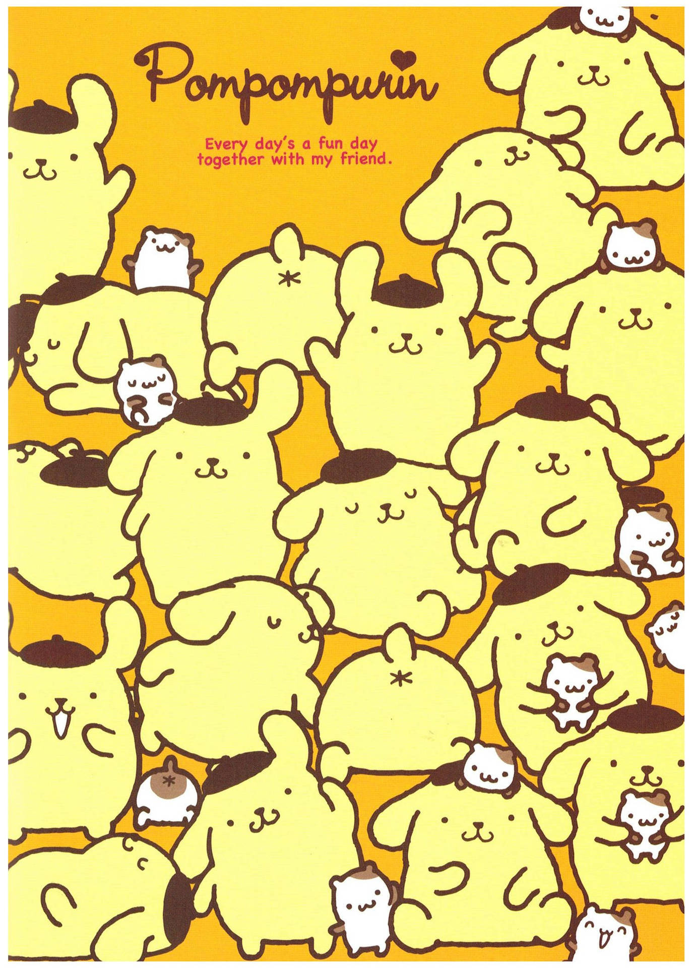 A Wholesome Look At Pompompurin Background