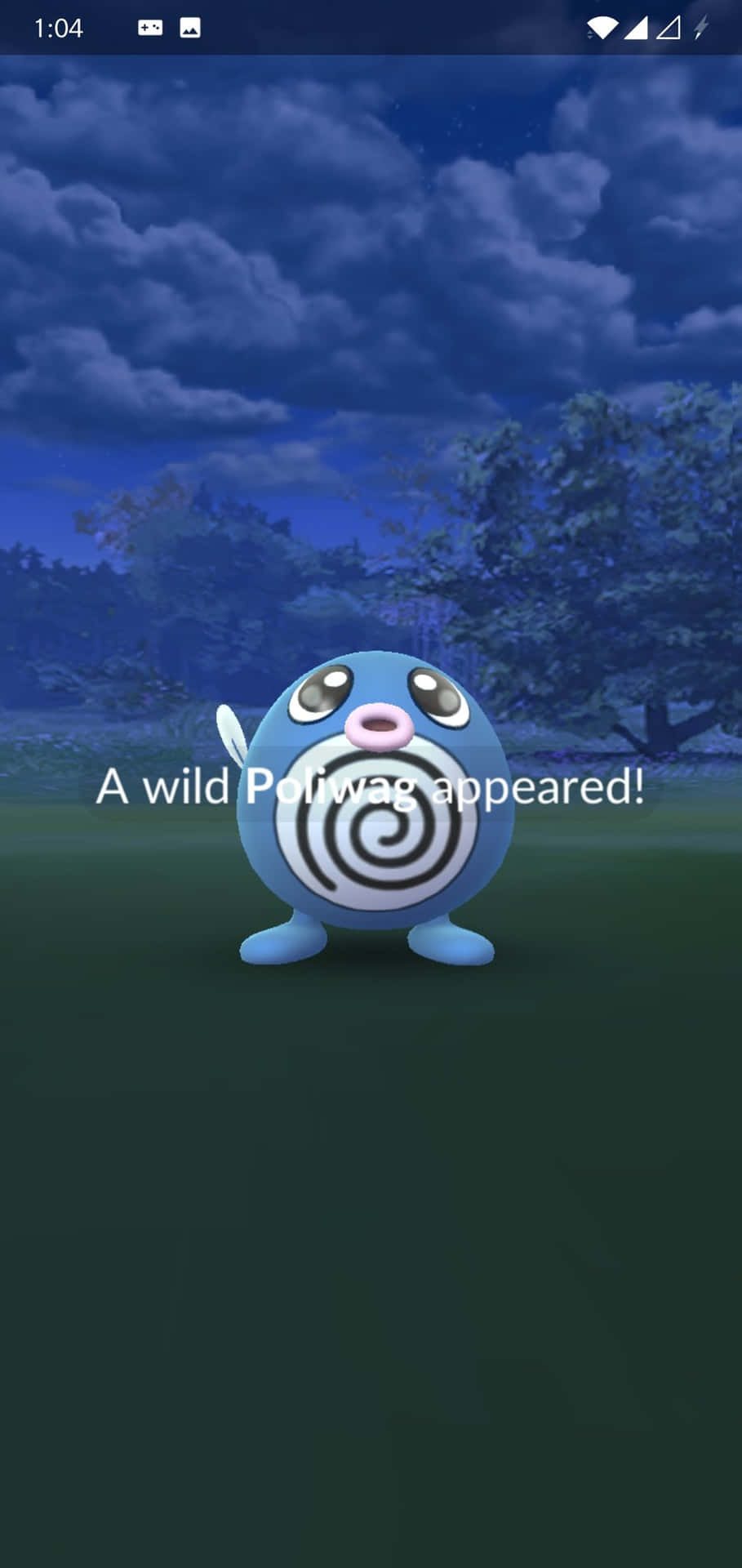 A Wild Poliwag Appeared Background