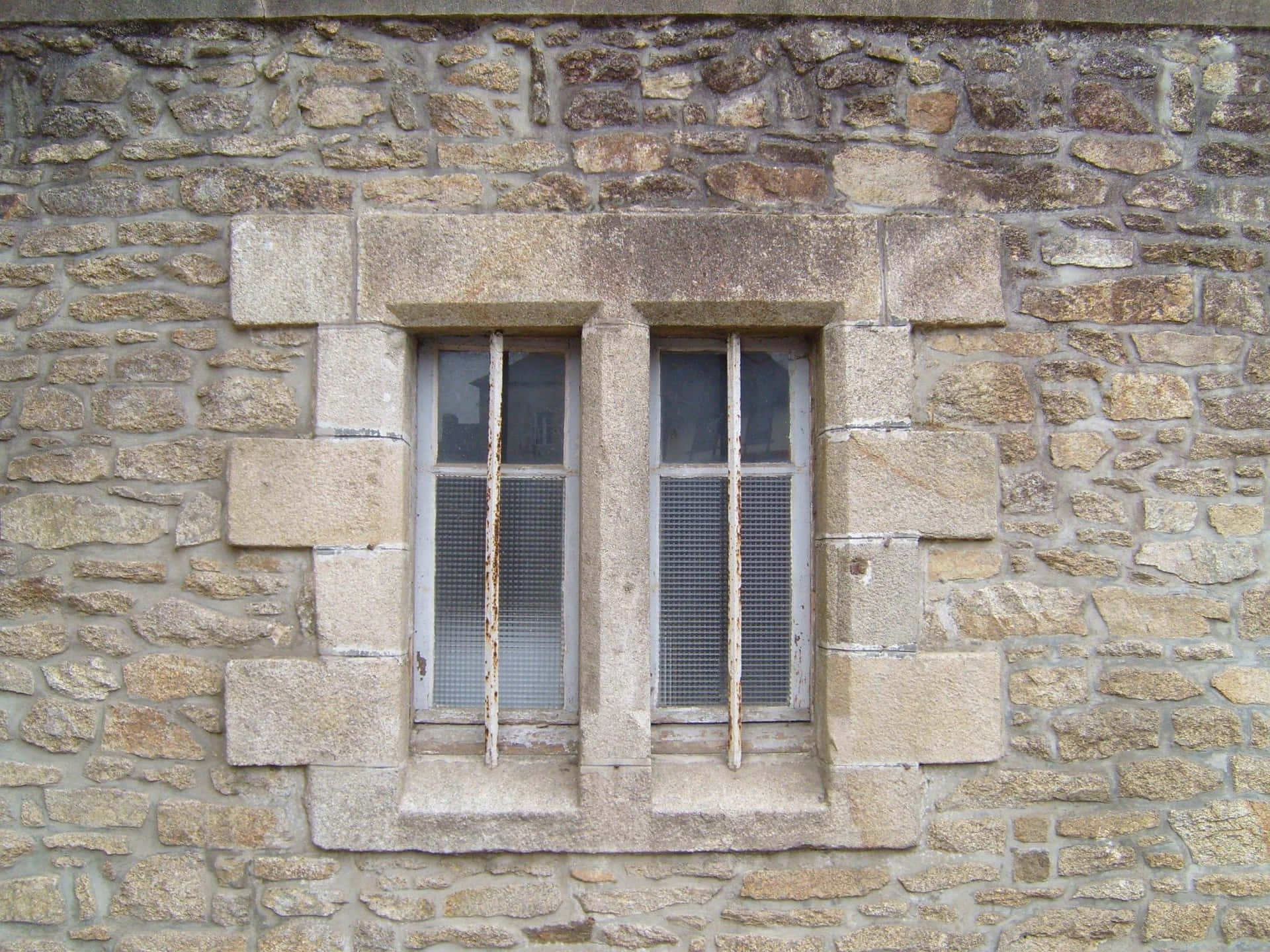 A Window With Bars Background