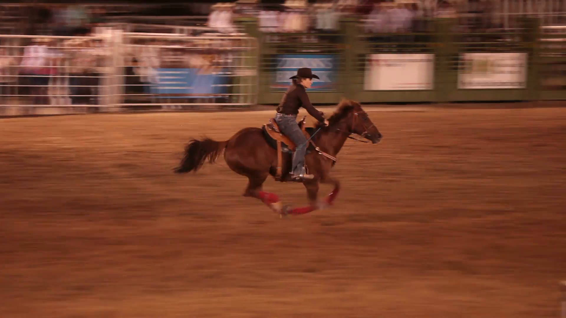 A Woman Riding A Horse Background