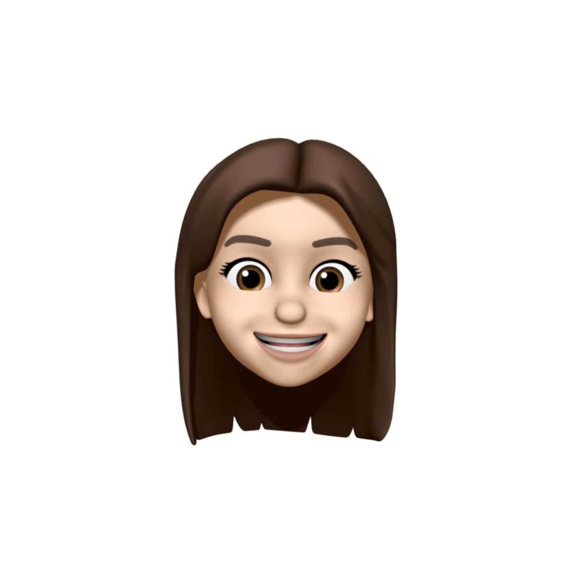 A Woman's Face With Brown Hair