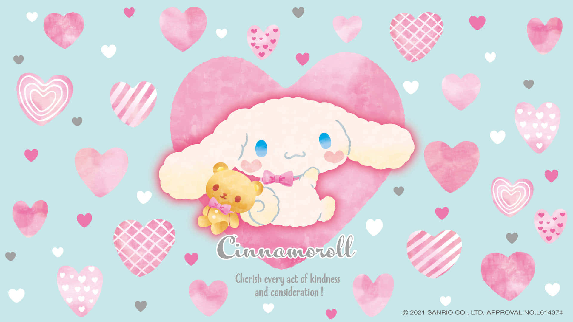A Wondrous Fun Desktop Background Featuring Cinnamoroll Background