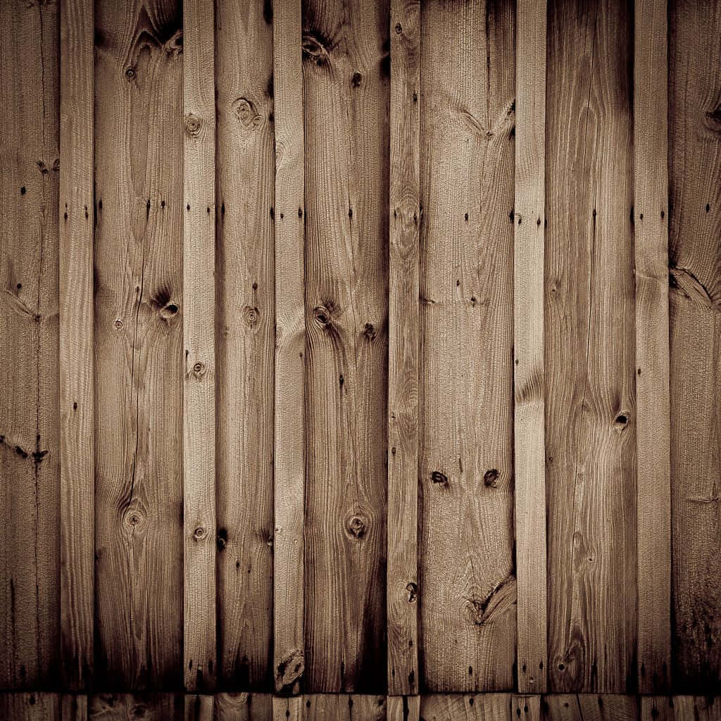 A Wooden Wall With A Bench Background