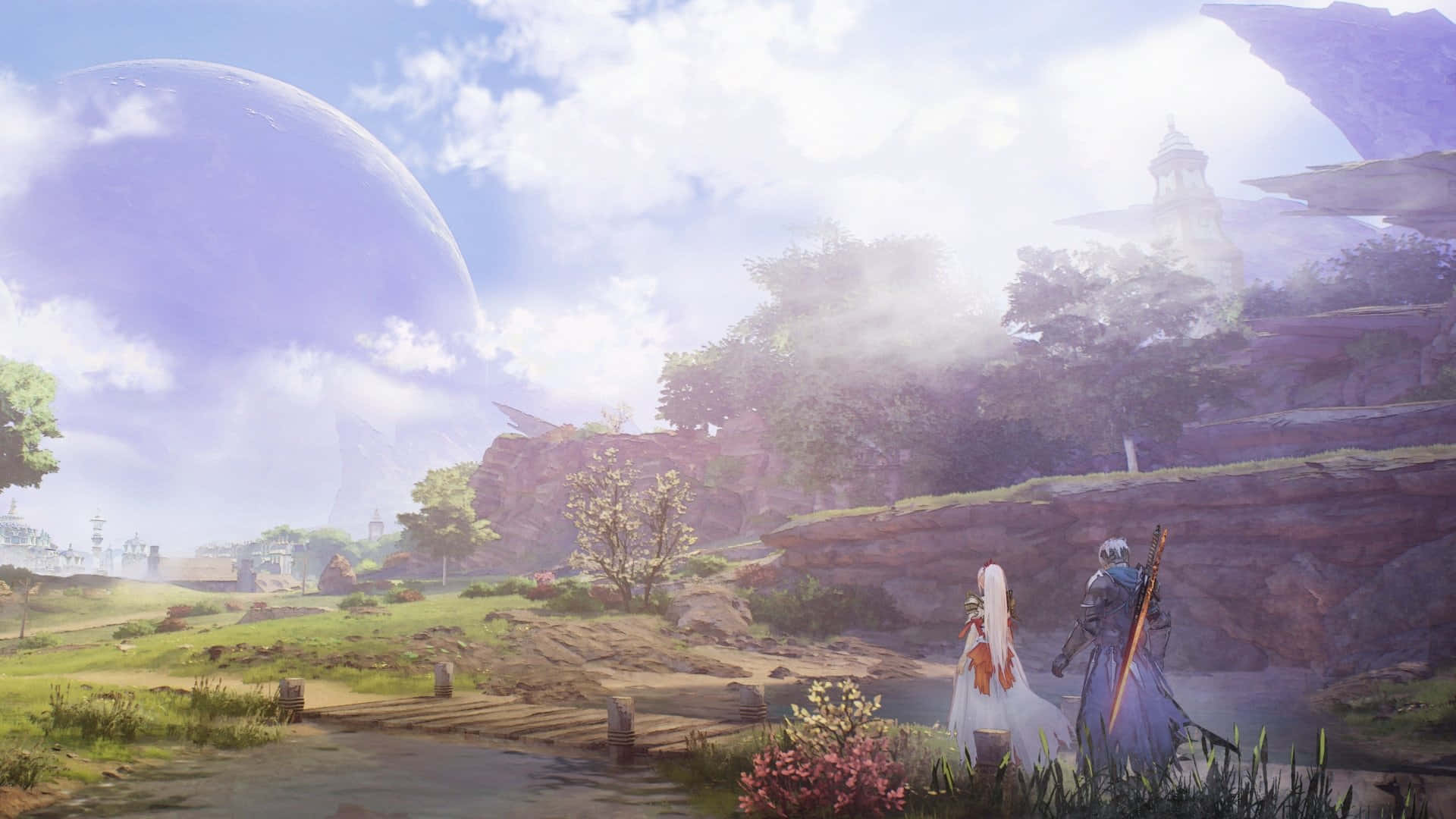 A World Of Breathtaking Beauty Awaits Adventurers In Tales Of Arise Background