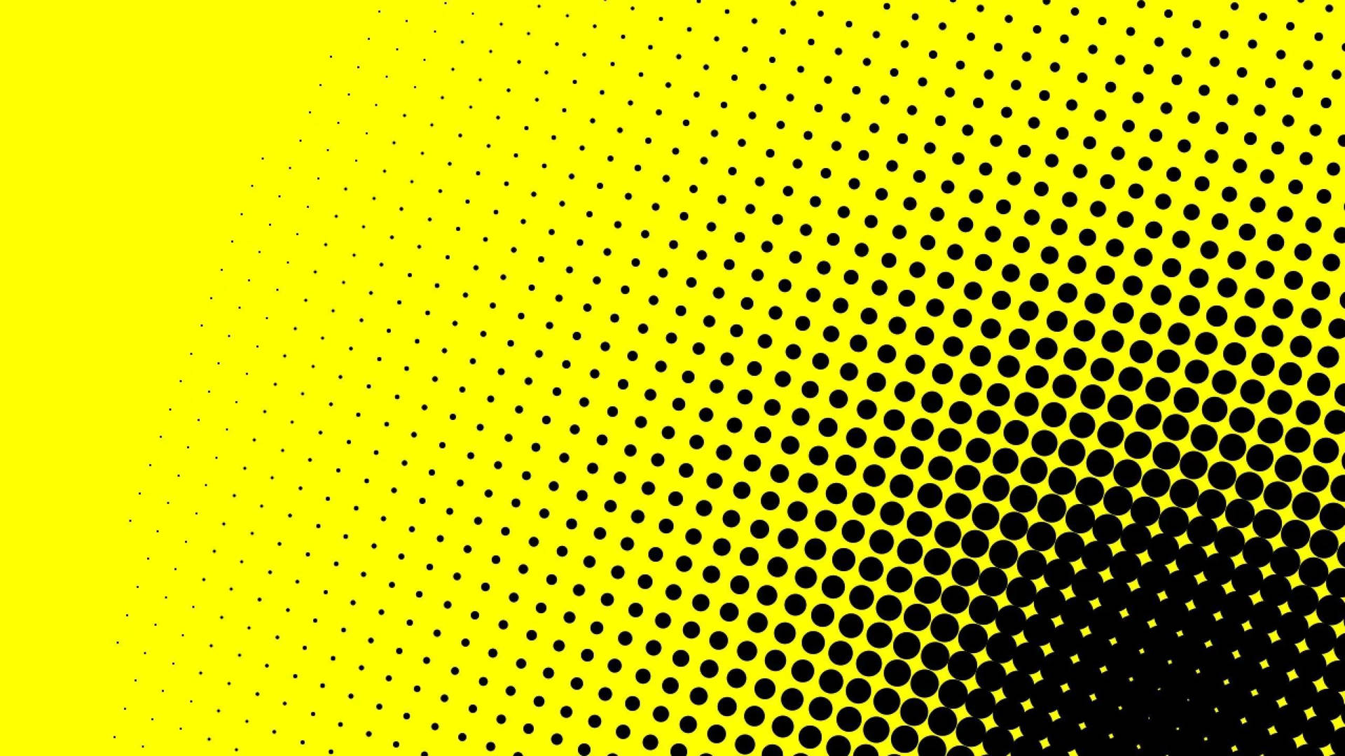 A Yellow And Black Halftone Background Background