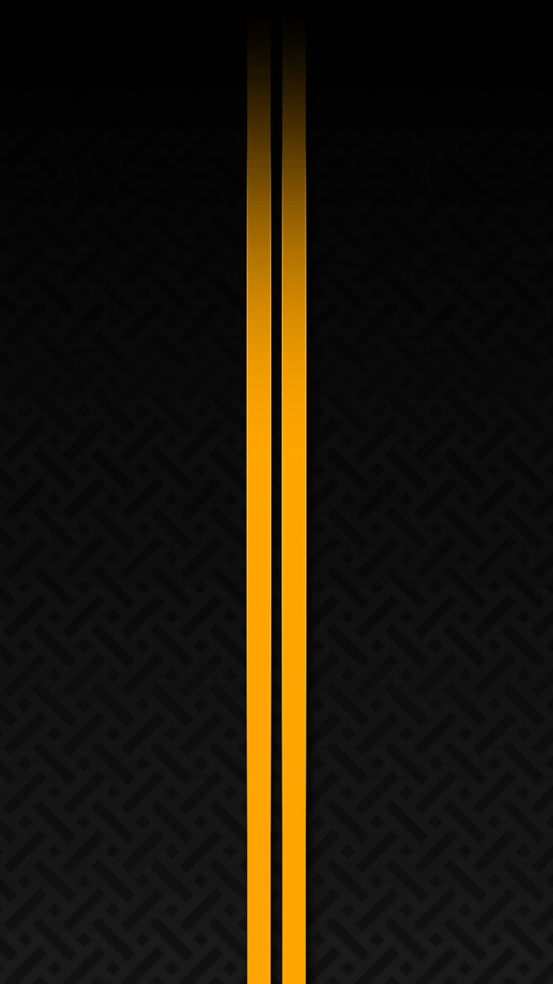 A Yellow And Black Road Line On A Black Background