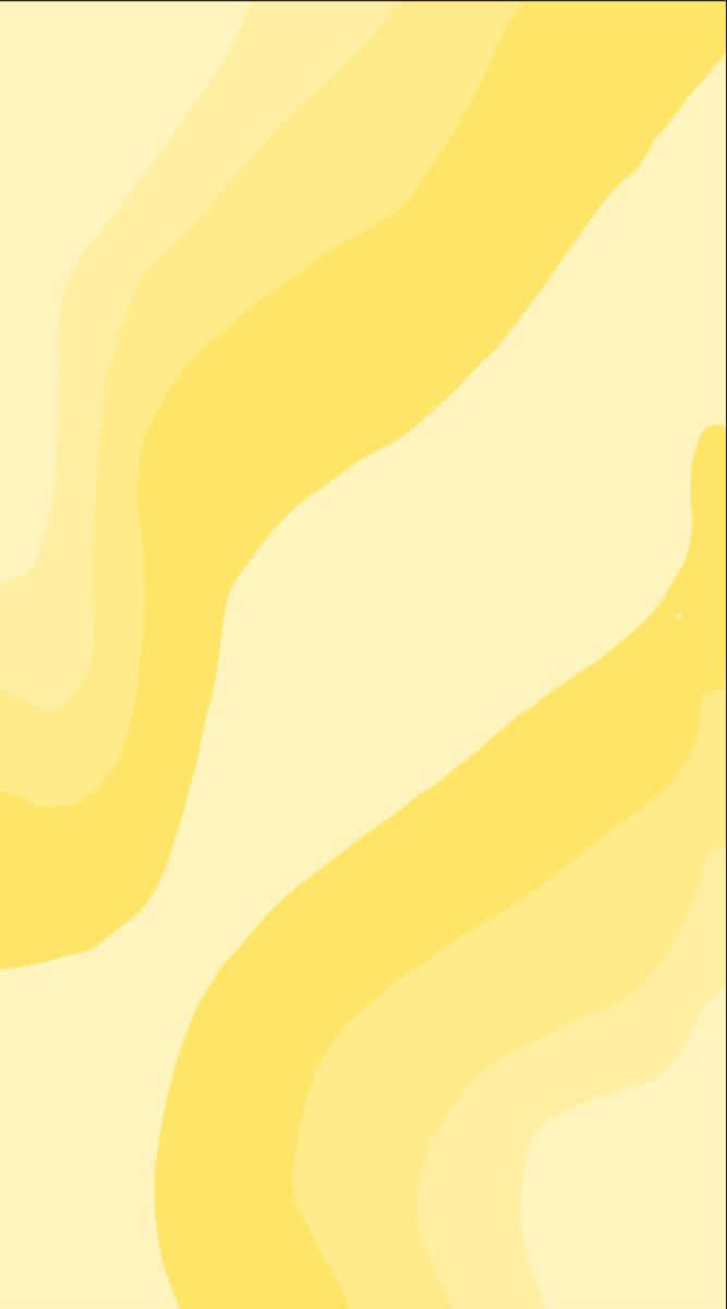 A Yellow And White Wavy Pattern Background