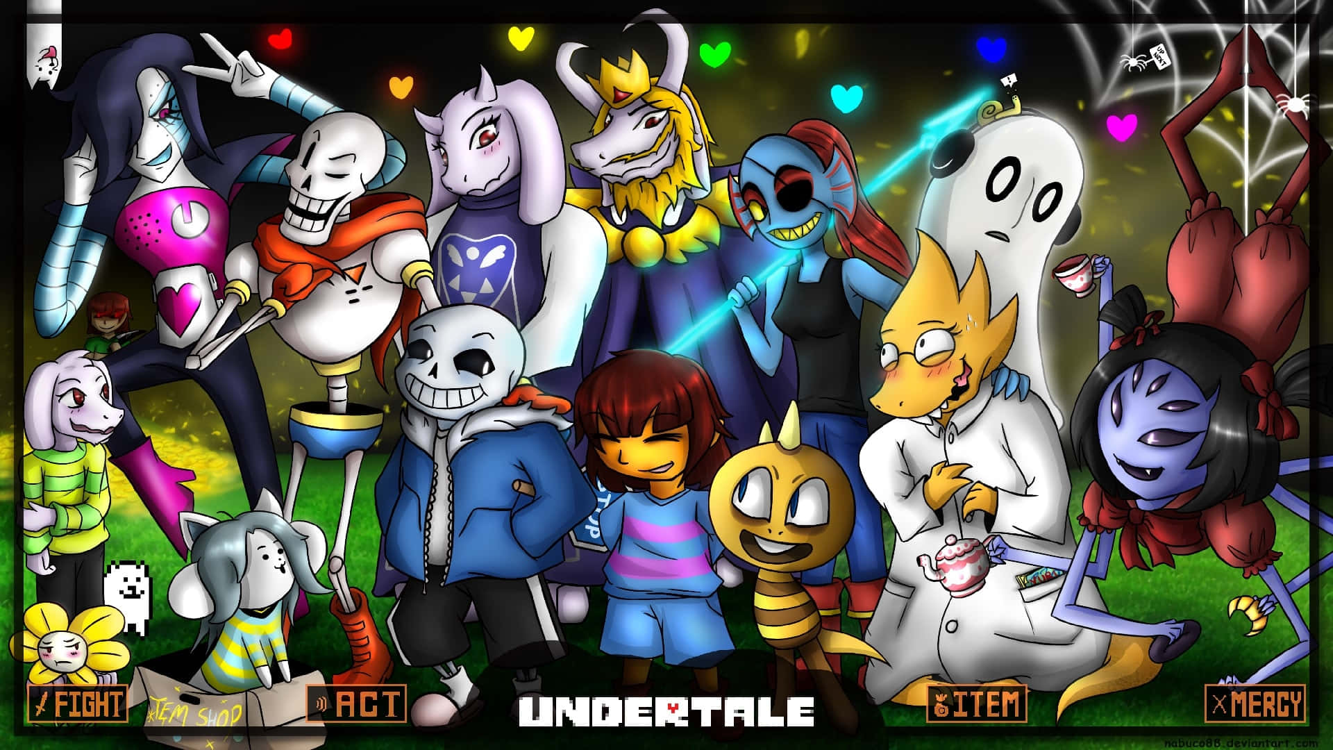 A Young Child Is Playing Undertale On Their Desktop Computer. Background