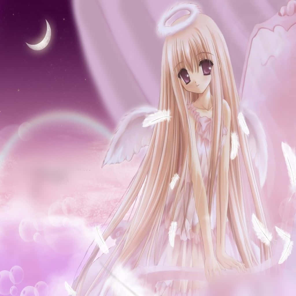 A Young Girl With Her Ipad, Relaxing At Home Background
