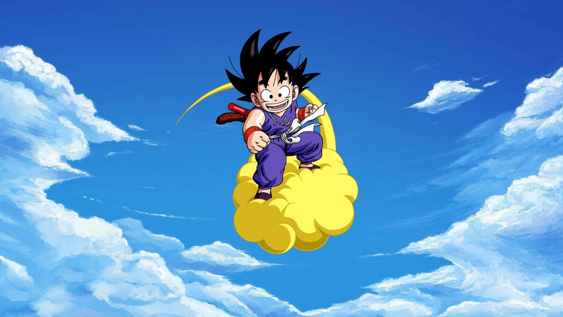 A Young Goku Beginning The Journey Of Martial Arts Mastery. Background