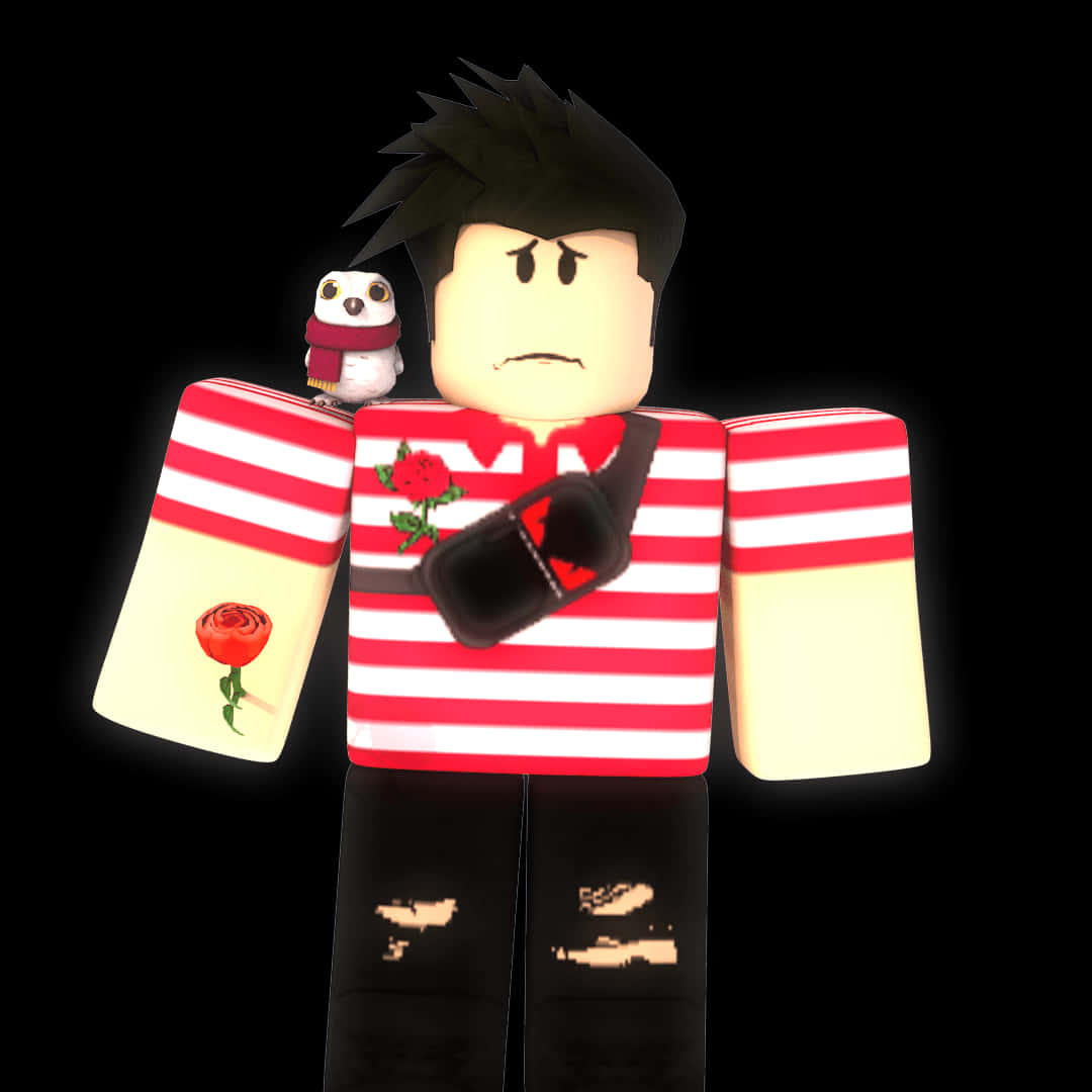 A Young Roblox Boy Enjoys Playing His Favorite Game Background