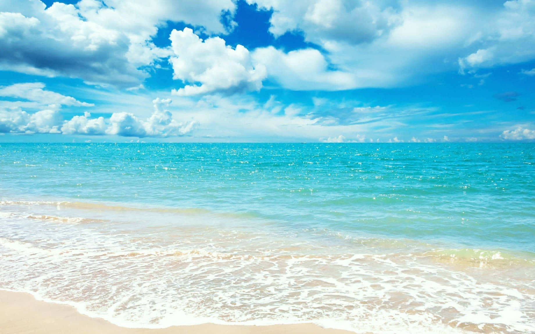 A Young Woman Enjoying An Exotic Tropical Paradise. Background