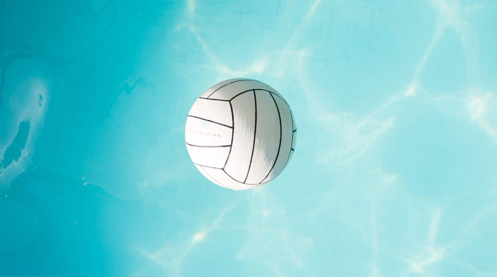 A Young Woman Experiencing The Fun And Joy Of Play Volleyball Background