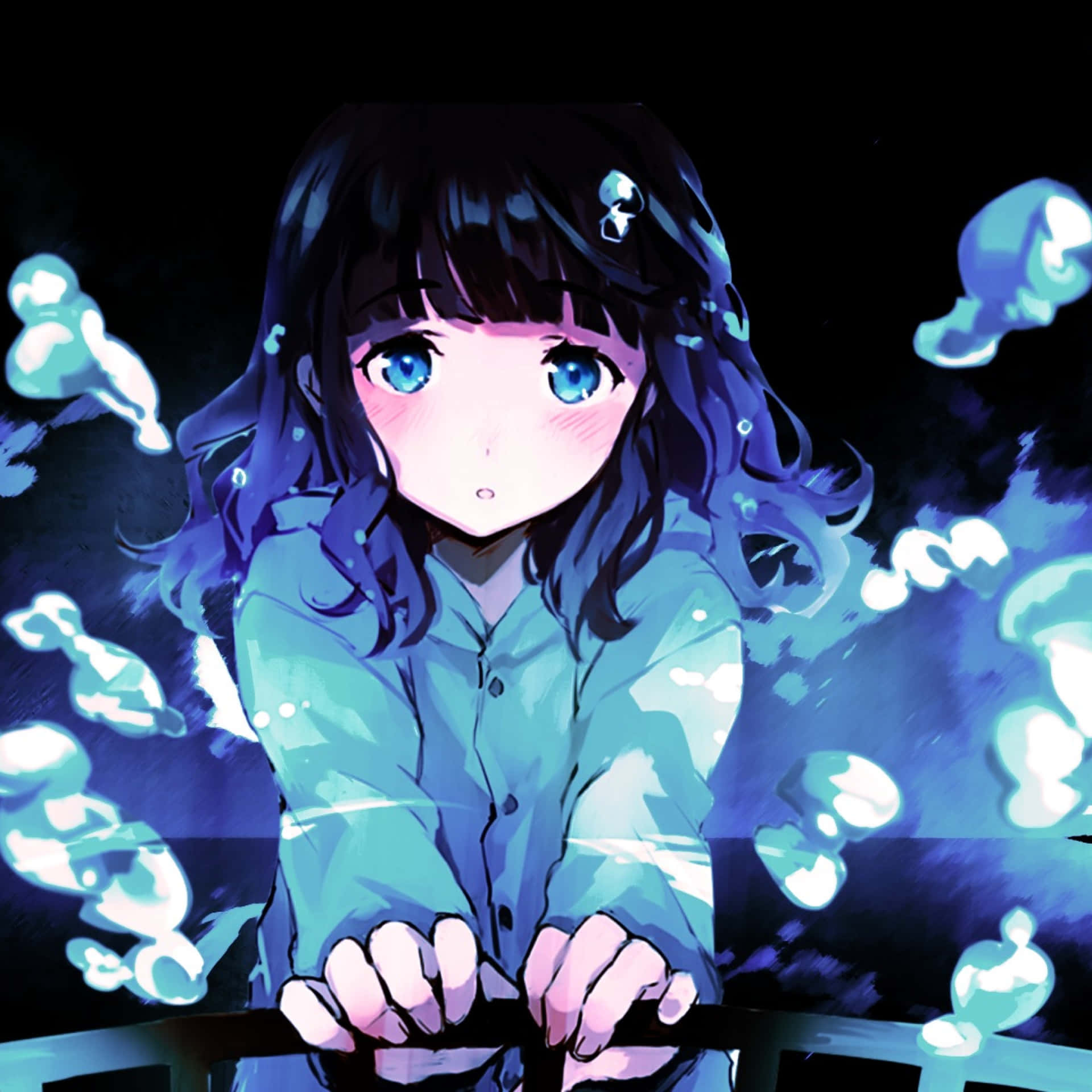 A Young Woman Using An Ipad Background
